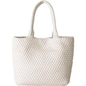 Woven Tote Bag for Women A - Beige